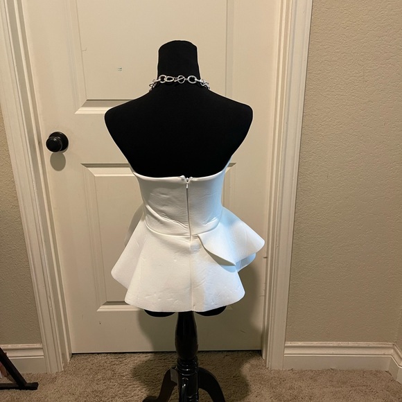 Fancy peplum top - Picture 3 of 4